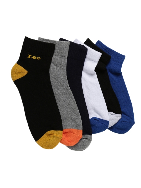 

Lee Men Pack of 6 Assorted Ankle-Length Socks