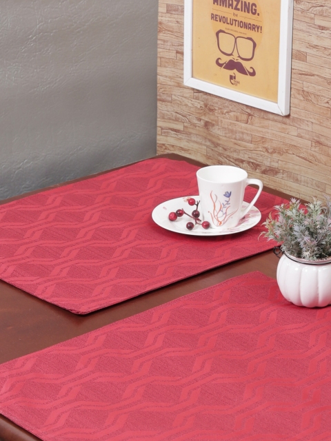

RANGRAGE Set of 6 Peach Handcrafted Table Placemats
