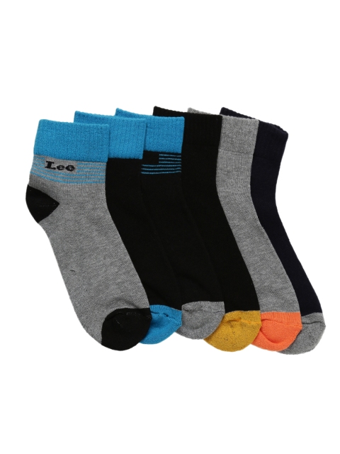 

Lee Men Pack of 6 Assorted Ankle-Length Socks