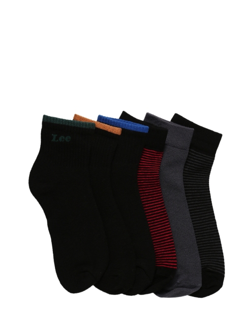 

Lee Men Pack of 6 Assorted Ankle-Length Socks