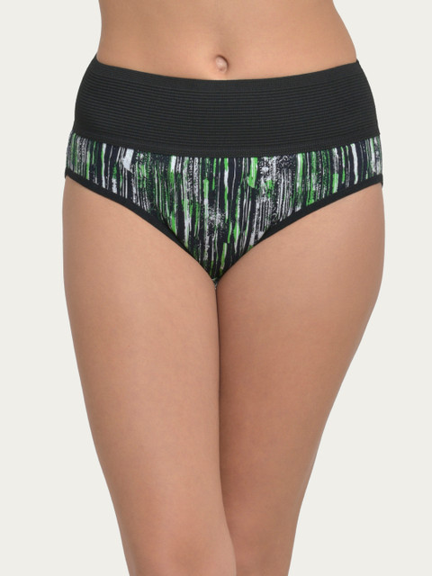 

Clovia Women Black Printed Hipster Briefs PN2890P17XL