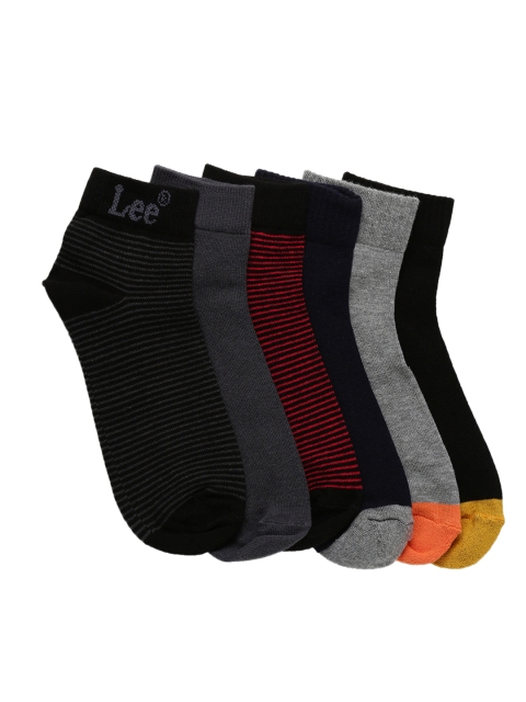 

Lee Men Pack of 6 Assorted Ankle-Length Socks