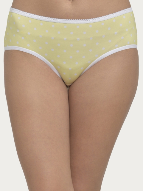 

Clovia Women Yellow Printed Hipster Briefs PN2839P02XL