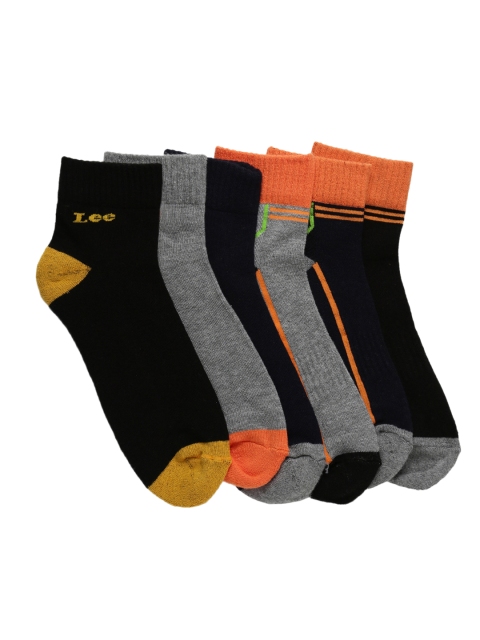 

Lee Men Pack of 6 Assorted Ankle-Length Socks