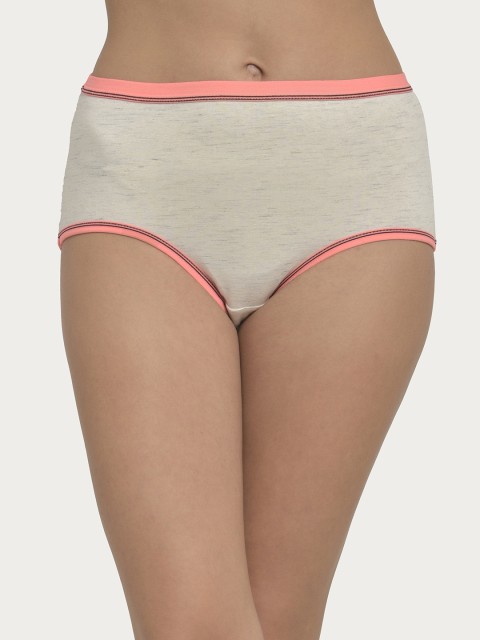 

Clovia Women Off-White Solid High-Rise Hipster Briefs PN2851P18XL