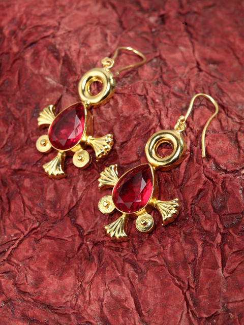 

DIVA WALK Gold-Plated Contemporary Drop Earrings