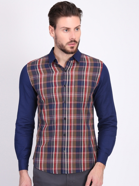 

LA LOFT Men Multicoloured Regular Fit Checked Casual Shirt, Multi