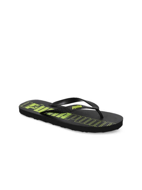 

Puma Men Black Printed Thong Flip-Flops