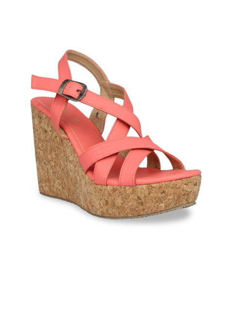 

pelle albero Women Pink Solid Sandals