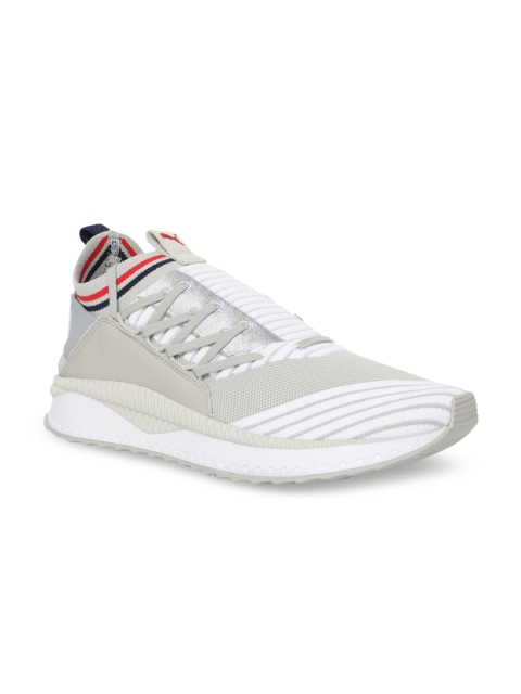 

Puma Men Grey TSUGI Jun Sport Stripes Sneakers