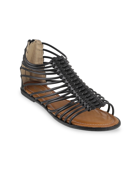 

Metro Women Black Solid Gladiators