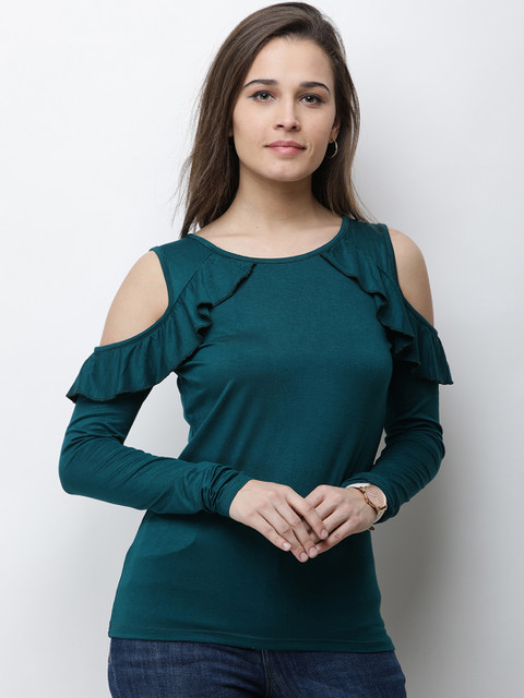 

Cation Women Green Solid Top