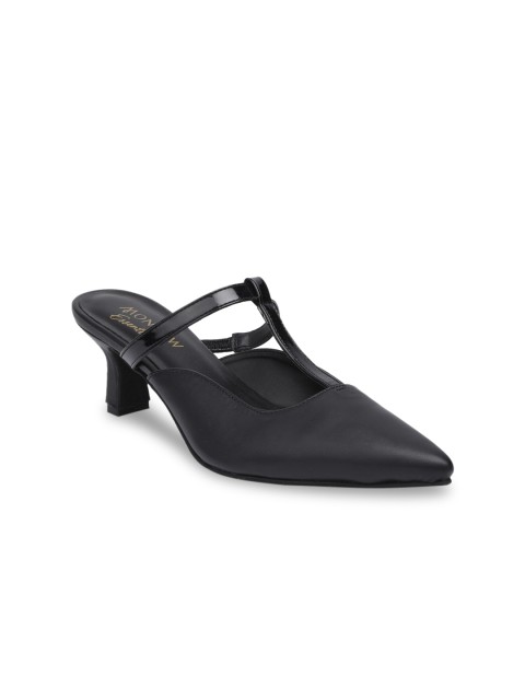 

Monrow Women Black Solid Pumps