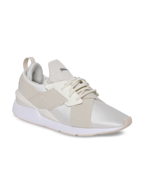 

Puma Women Off-White Sneakers