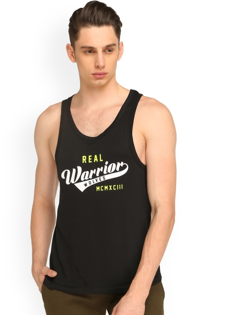 

Splash Men Black Printed Innerwear Vest FA7VWARRIOR