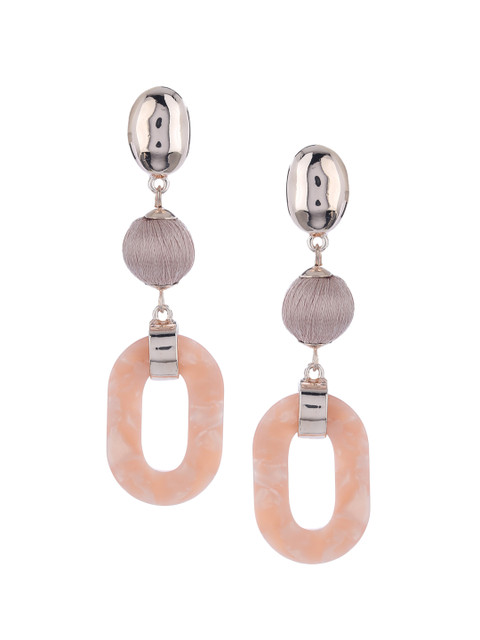 

Forever New Pink Contemporary Drop Earrings