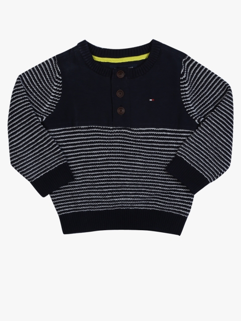 

Blue Striped Sweater