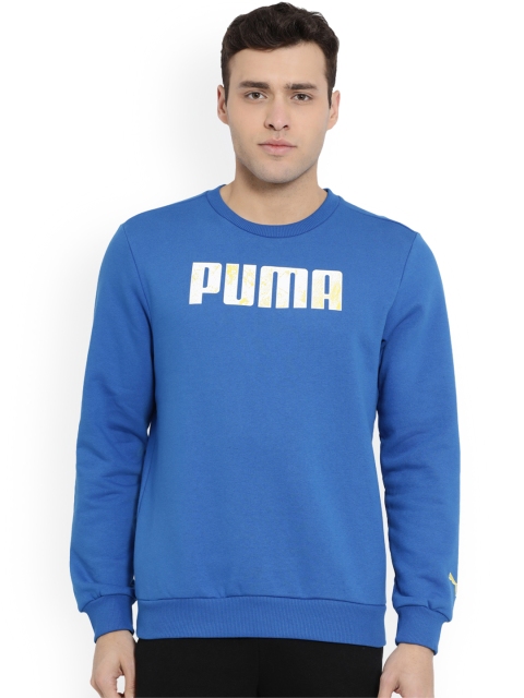 

Puma Men Blue Printed Sweatshirt
