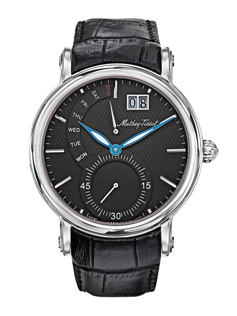 

Mathey-Tissot Swiss Made Men Retrograde Black Dial Watch H7021AN