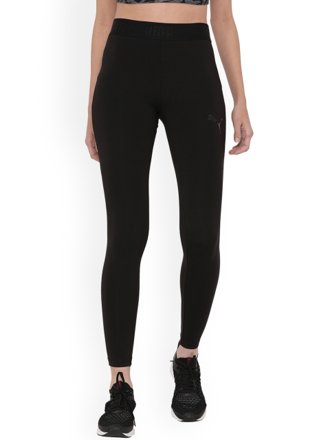 

Puma Women Black Solid ACTIVE ESS Banded Leggings W Tights
