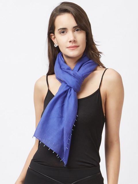

Vozaf Women Blue Woollen Shawl