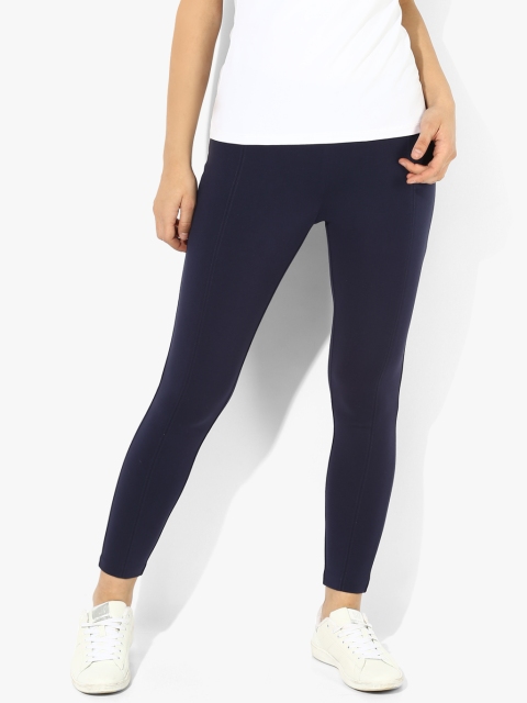 

Brand Calvin Klein Women Navy Blue Slim Fit Track Pants