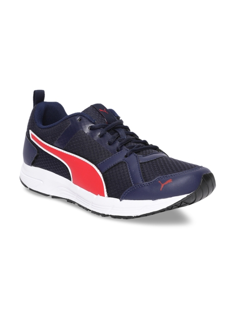 

Puma Men Blue & Red Colourblocked Sneakers