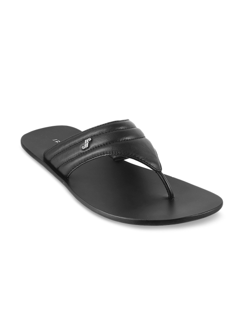 

J.FONTINI Men Black Comfort Sandals