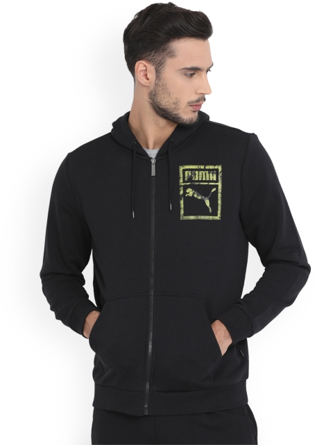 

Puma Men Black Printed Bomber
