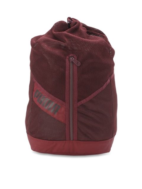 

Puma Unisex Maroon Solid Backpack