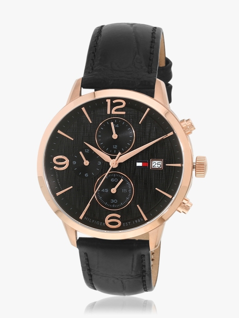 

Th1710358 Black/Black Multifunction Analog Watch