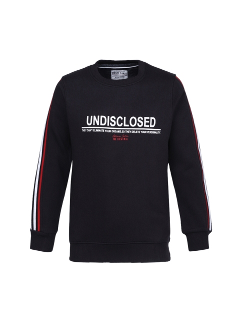 

Monte Carlo Boys Navy Blue Printed Sweatshirt