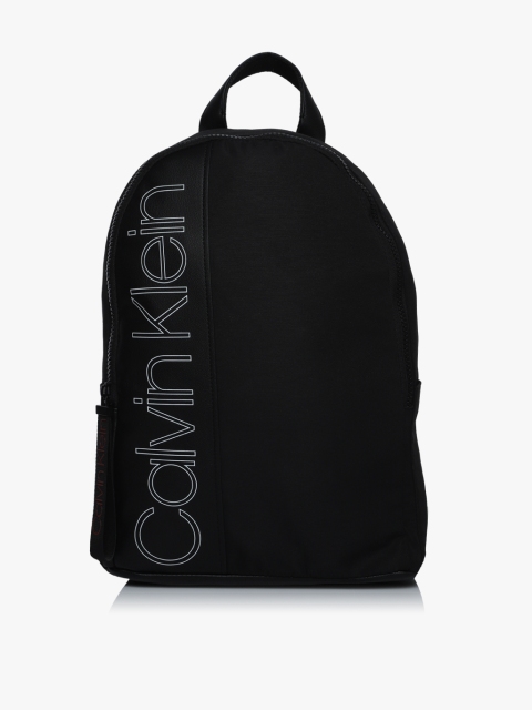 

Black Double Logo Round Backpack