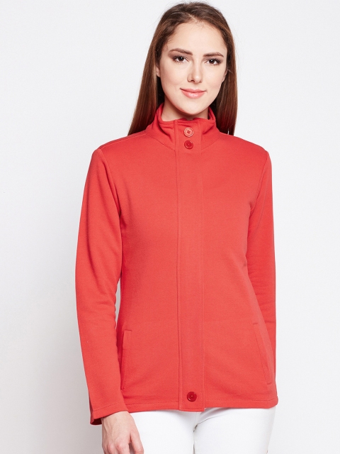 

WISSTLER Women Red Solid Tailored Jacket