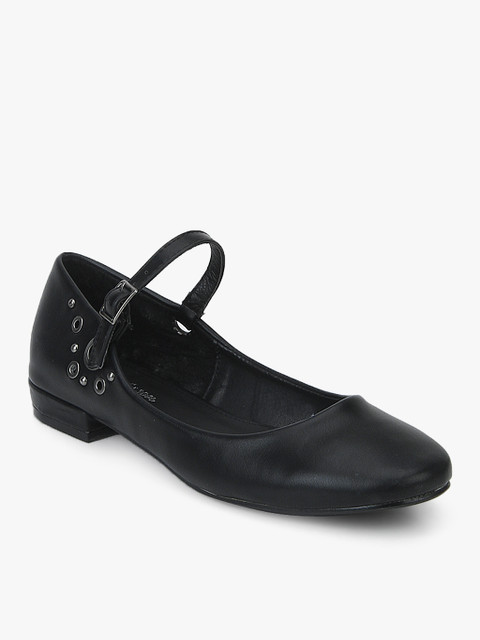 

Lee Cooper Women Black Solid Ballerinas