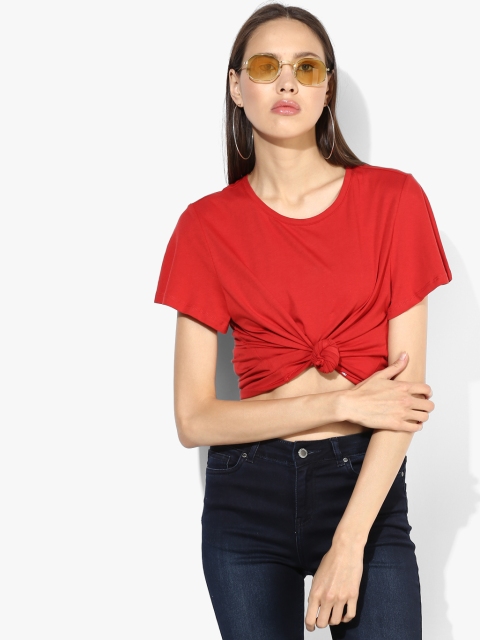 

Red Solid T-Shirt