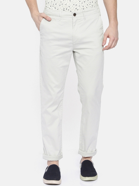 

Breakbounce Men Blue Slim Fit Solid Regular Trousers