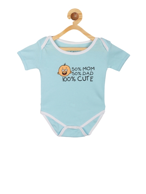 

Tantra Boys Blue & White Printed Bodysuit
