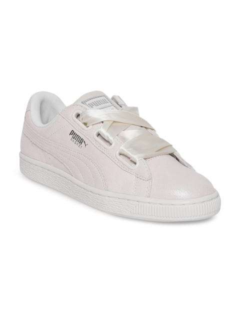 Puma Women White Sneakers