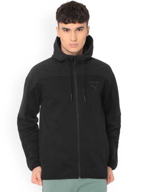 

Puma Men Black Solid Hooded Track Sweatshirt