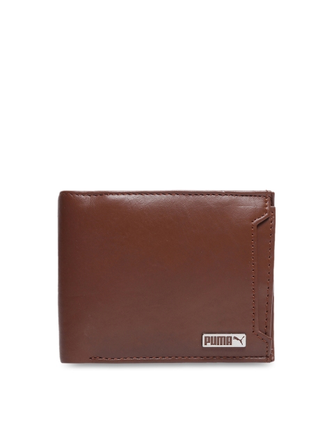 

Puma Unisex Brown Solid Two Fold Wallet