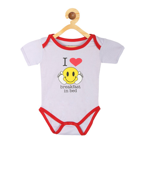 

Tantra Boys Lavender & Red Printed Bodysuit