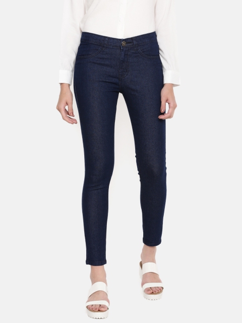 

De Moza Women Blue Solid Denim Jeggings