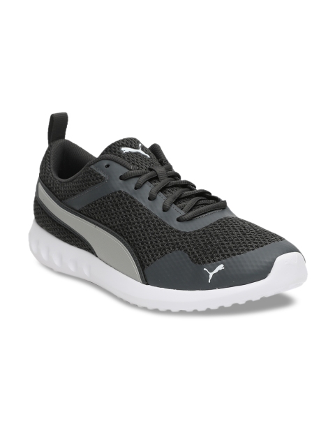 

Puma Men Grey & Black Colourblocked Sneakers