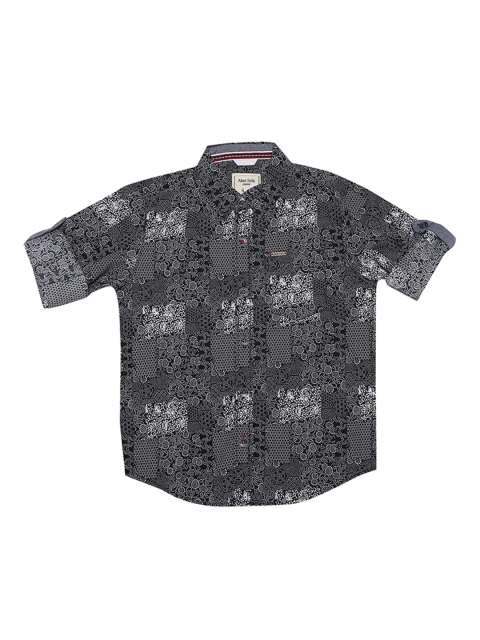 

Allen Solly Junior Boys Black & White Regular Fit Printed Casual Shirt
