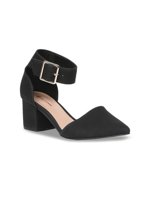 

Call It Spring Women Black Solid Pumps