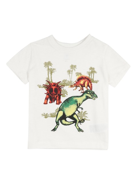 

GAP Toddler Boy White Screen Print T-Shirt