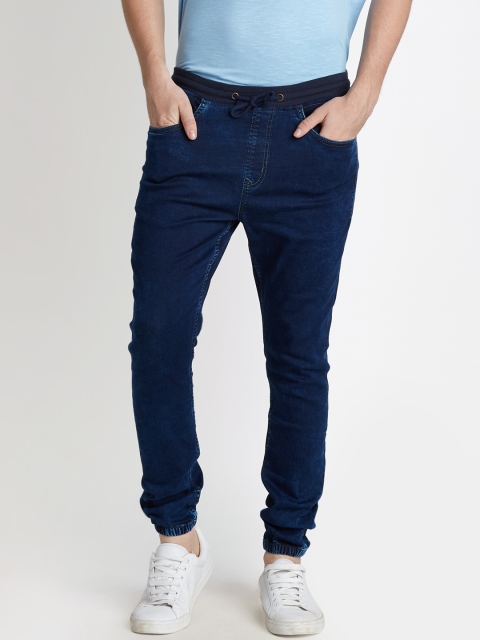 

SF JEANS by Pantaloons Men Blue Regular Fit Solid Joggers