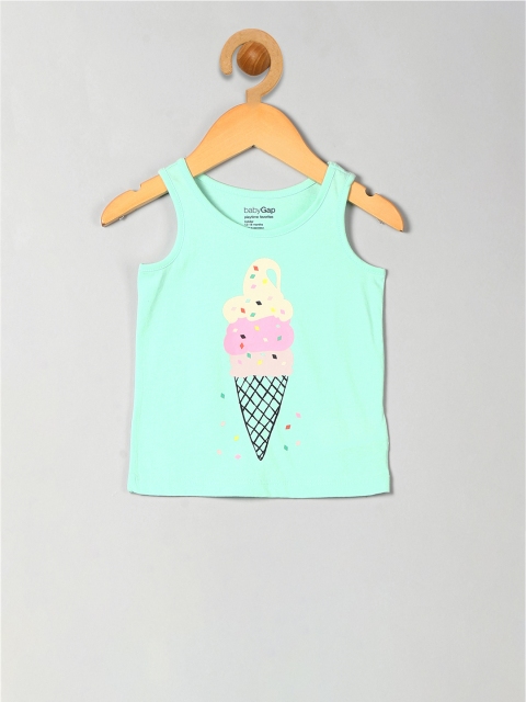 

GAP Toddler Girl Blue Boardwalk Graphic Tank