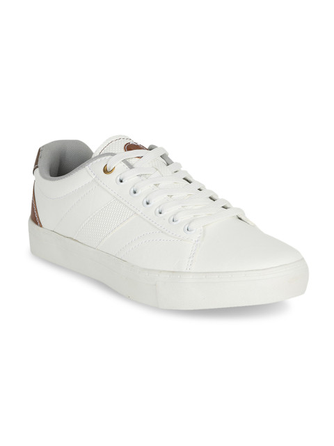 

Allen Solly Men White Solid Sneakers